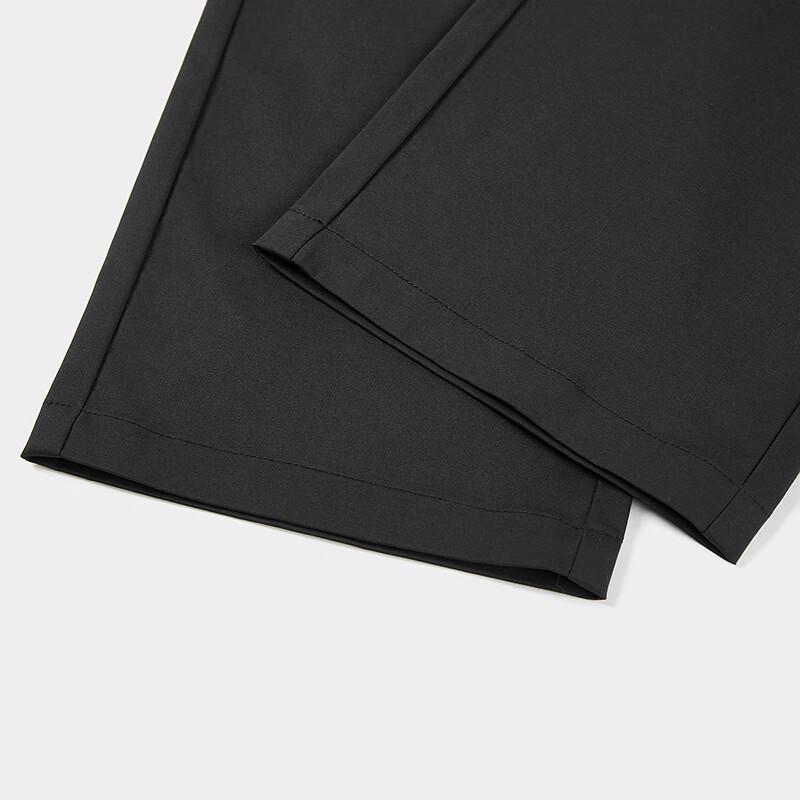 HLA Black Whale Men's Summer Straight-Leg Casual Pants