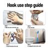 Butt Wiper Tool Long Reach Comfortable End Self Assist Toilet Wiping Aid Tool Folding for Individuals