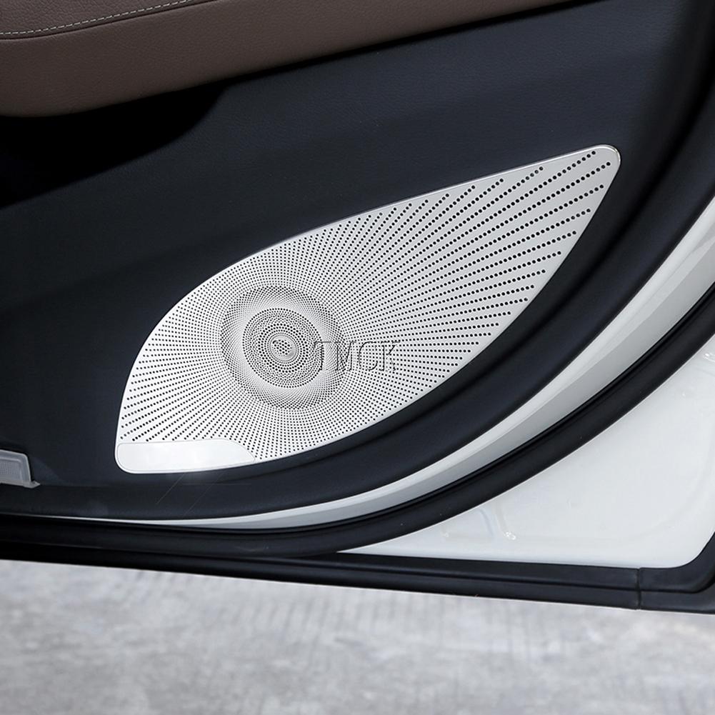 AAUH1 For Mercedes Benz E Class W213 E200 E220 E260 E300 E350 AMG E43 E53 E63 2016-2023 Car Front Rear Door Audio Speaker Cover Trim