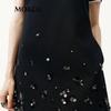 MO&Co. Women's H-Line Knit Mini Dress