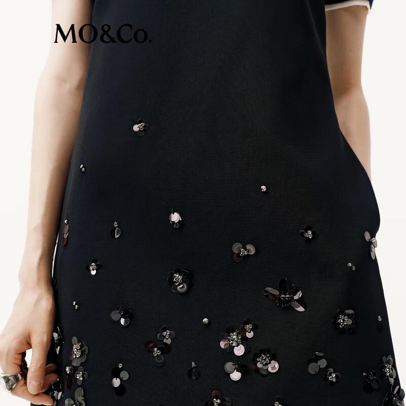 MO&Co. Women's H-Line Knit Mini Dress