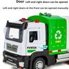 1:32 Electric Dust-Sucking Sweeper Car Model Toy Concrete Mixer Truck Alloy Engineering Vehicles Sound Light Gifts for Children
