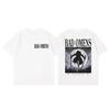 Rock Band Bad Omens Merch Tshirts Men Women High Street Fashion Trend Short Sleeve T Shirt Summer Casual Loose Cotton Tshirt