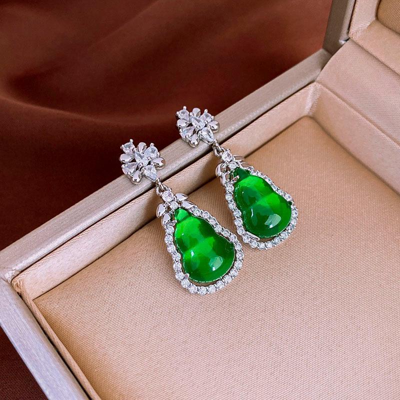 Elegantní perlové náušnice ve stylu vodní kapky – všestranný čínský styl s moderním a klasickým kroucením