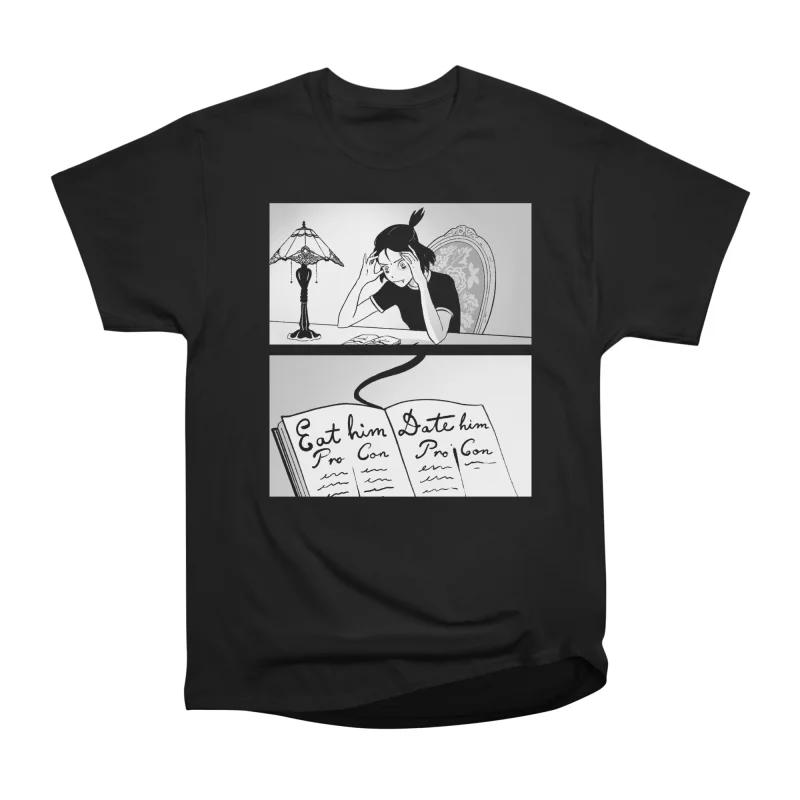 

Мужские повседневные рубашки с коротким рукавом Футболки EAT HIM Оверсайз футболки S чёрный