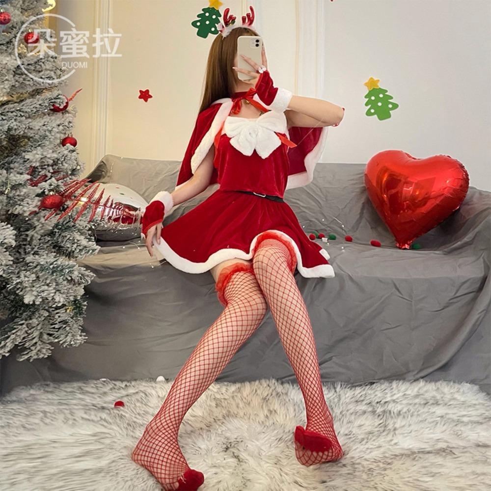 Christmas Costume Female Sexy Christmas Lingerie Uniform Suit Passion Bunny Cosplay Japanese Halloween Uniform