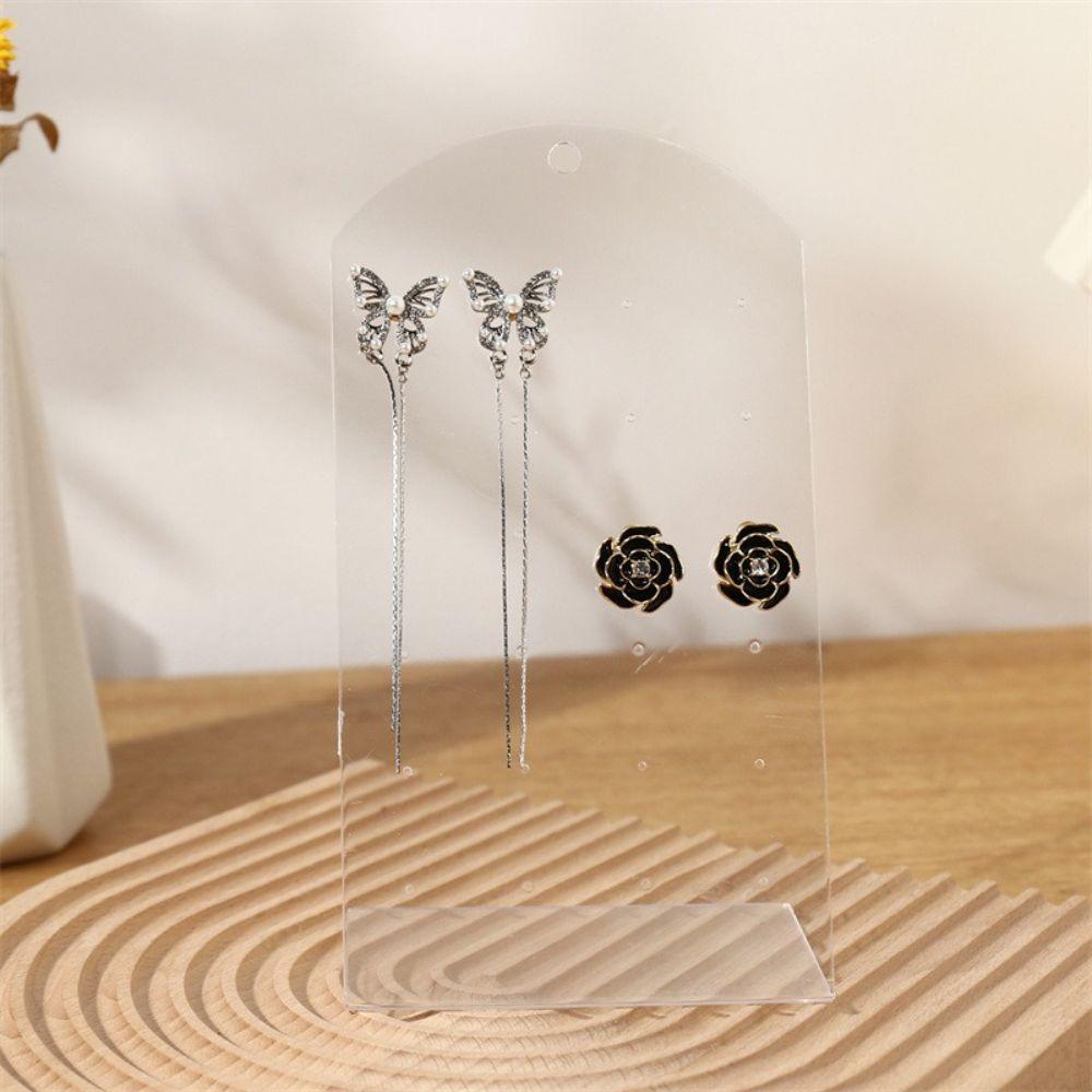 24 Holes Jewelry Display Rack Acrylic Material Jewelry Showcase Rack  For Women