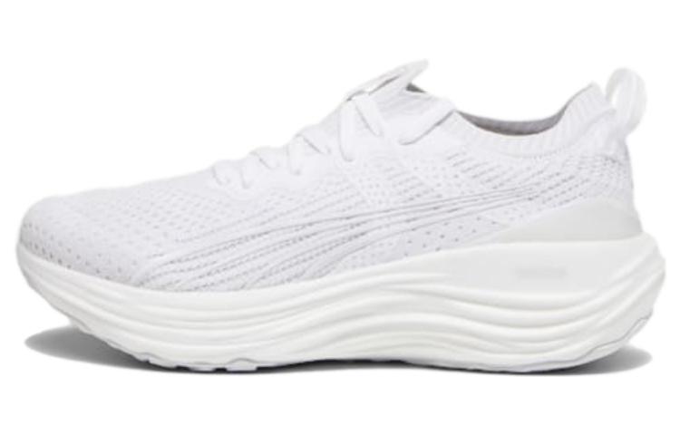 PUMA ForeverRun Nitro Knit White Feather Grey Women s 379140-01 36