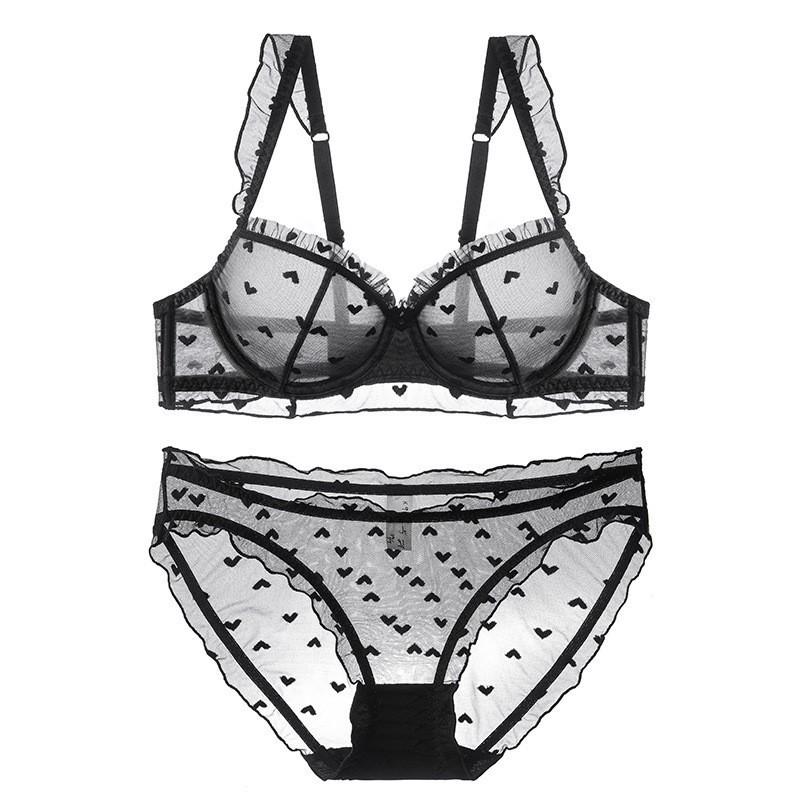 Sex Suit Sexy Lace French Ultra-thin and Small Large Size Anti-sagging Suit