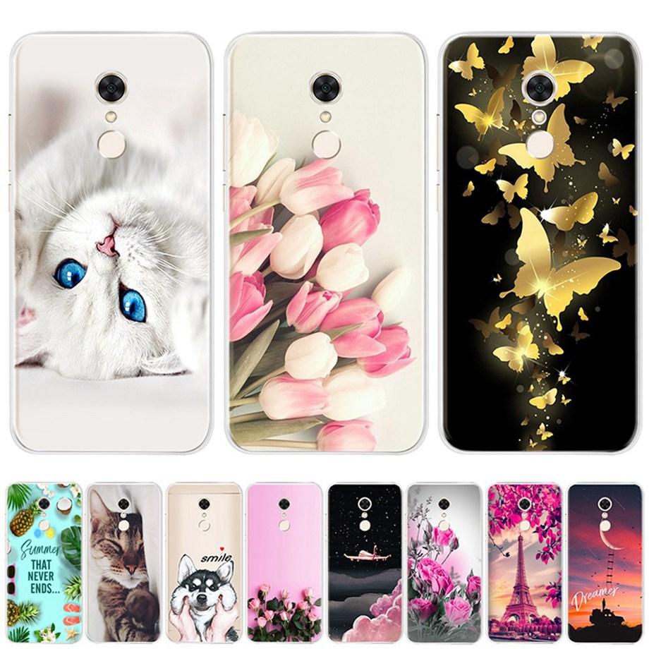 For Xiaomi Redmi 5 Case On Phone Case Xiaomi Redmi 5 Plus Silicone Case for Funda Xiomi Xiaomi Redmi 5 Plus 5 Capas Cover Bumper