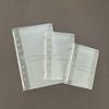 1Pcs PP Loose Leaf Notebook Cover Diagonal Small Card Photo Storage Ledger New M5 A7 A6