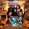 Ghost Collectible Toys 2026 Halloween Advent Calendar, 24 Day Countdown Figurine Set, Calendar Glow In Dark Toy for Kids, Party Favor Themed Puzzle