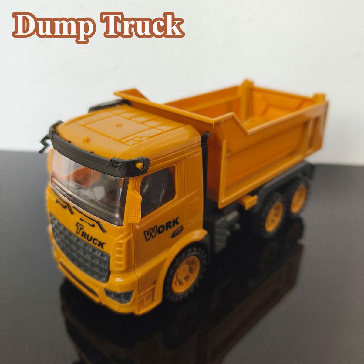 

1 PCS Engineering Vehicle Toy for Children Inertial Model Play Plastic Car Kid Mixer Truck Crane Bulldozer Excavator Boy Gift