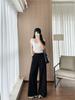 Women's High-Waisted Wide-Leg Pants - Autumn/Winter 2026, Slimming Casual Sweatpants, Premium Sportswear