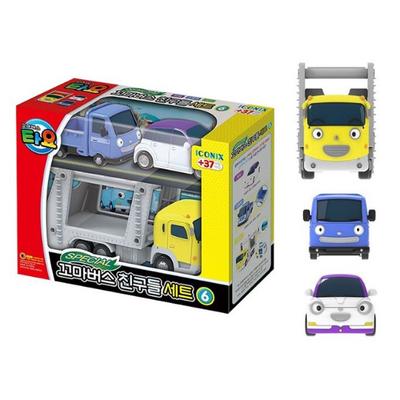 Tayo Korea Model - The Little Bus Tayo Friends Set 6 - 4 ks  (Pane Teach, Iracha, Carry)