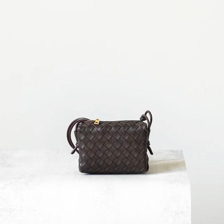 

Сумка из натуральной кожи ручной работы High Ding, внутри и снаружи, мягкая овчина, сумка для фотоаппарата, мини-сумка для женщин 16x11x6cm