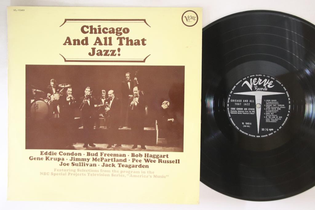 LP Record EDDIE CONDON - Chicago And All That Jazz! VL1049 VERVE 1962 Japan Jazz Used