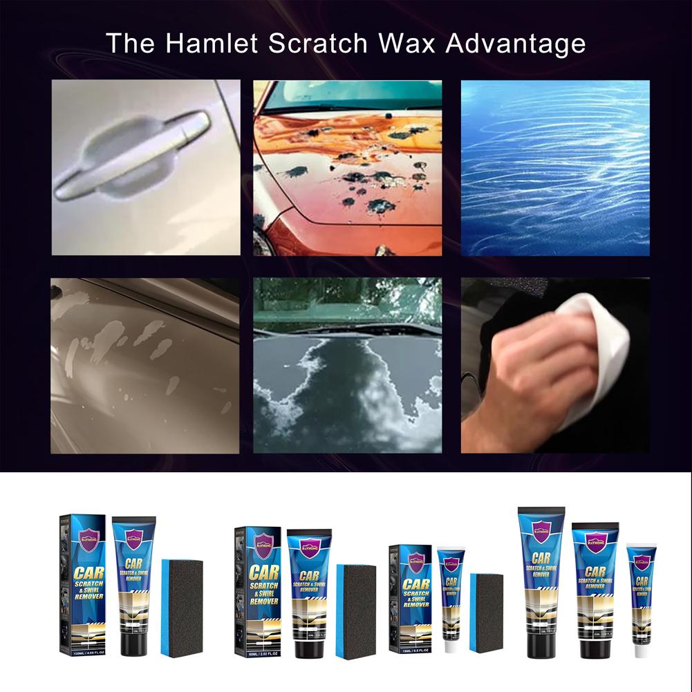 15/60ml Car Paint Protection Polishing Auto Polishing Kit with Sponges Car Scratch Repair Paste Car Polish Scratch Remover