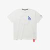 New Era Mlb La Dodgers Mesh T shirT Off whiTe 15147533