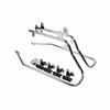 Motorcycle Hard Saddlebags Saddle Bags Conversion Brackets For Harley Softail Fatboy FLST 1984-2017