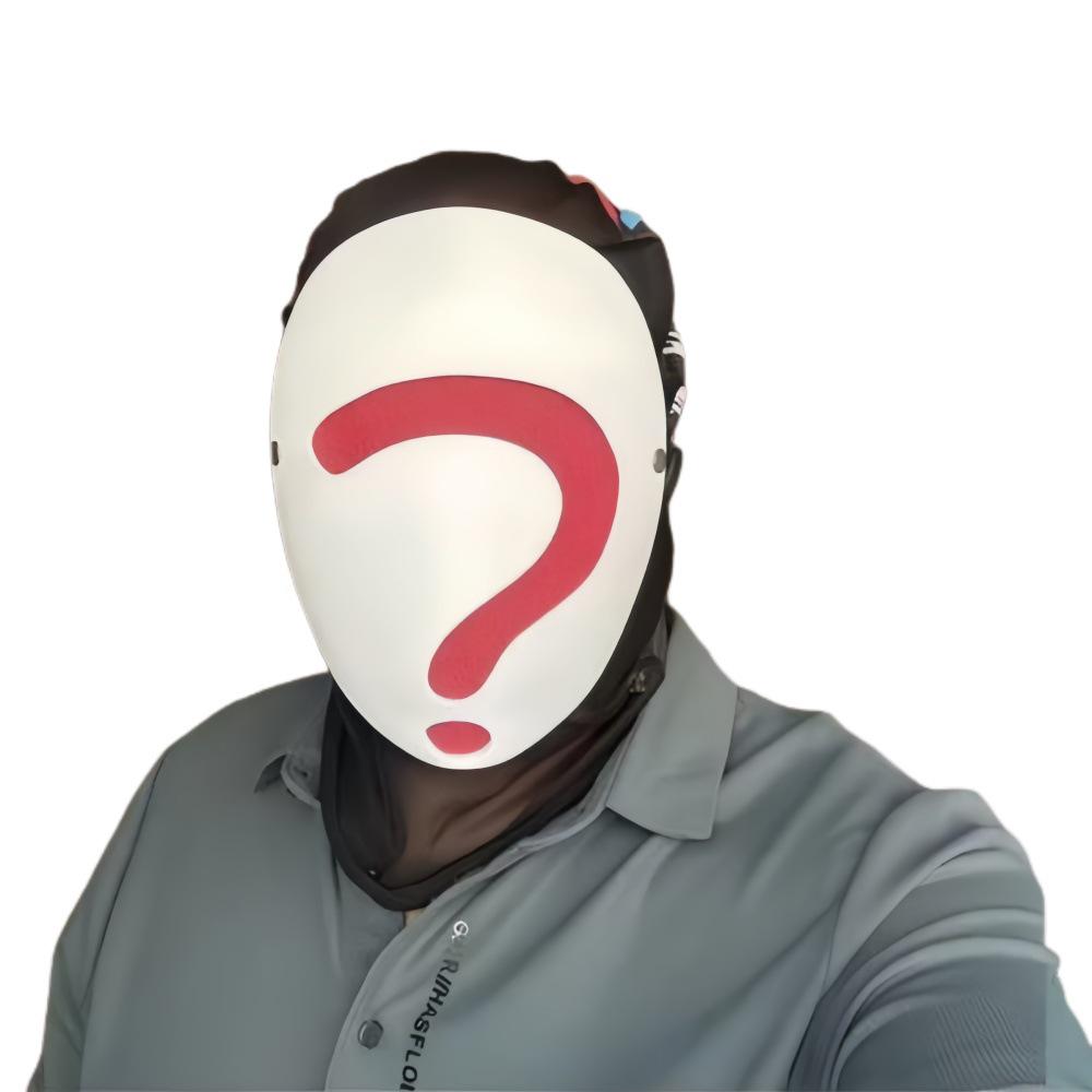 Funny Punctuation Mark Masquerade Mask: Question, Exclamation, Comma - Halloween Costume