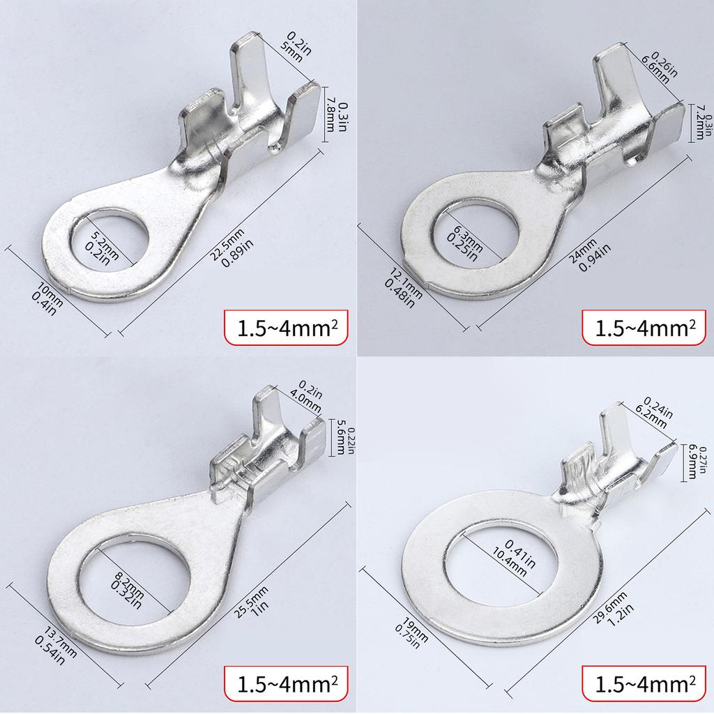 Mehrzweck Elektrische Crimpklemmen Verbinder 100 Stück Zubehör für Elektriker und Bastelbegeisterte