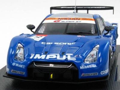 Ebro Impul Calsonic Super GT500 2009 Runde 7 Fuji Ferdig Produkt 1/43 GT-R (44233)