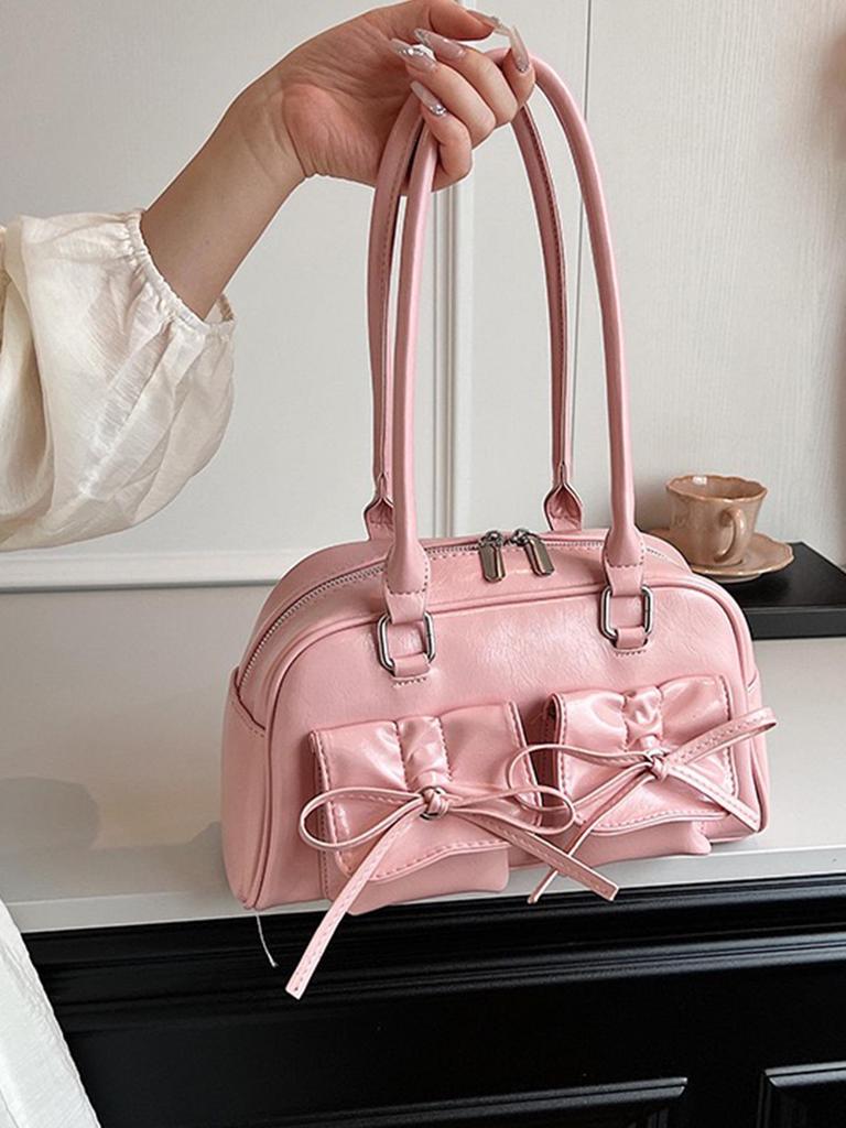 Niche High-End Ballet Bow Autumn Shoulder Bag: Exquisite Fashion Crossbody for Women