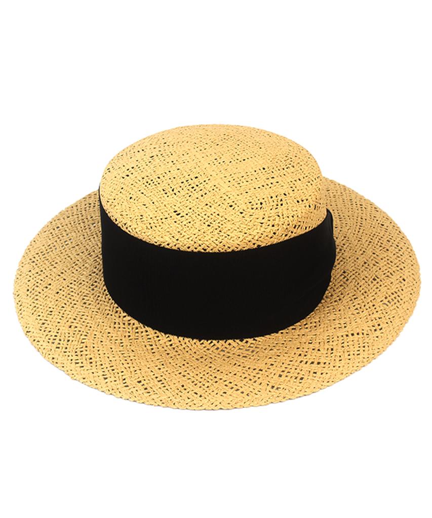 Yunibeosyeolkemiseuteuli Bold Line Beige Panama Hat Panama Hat