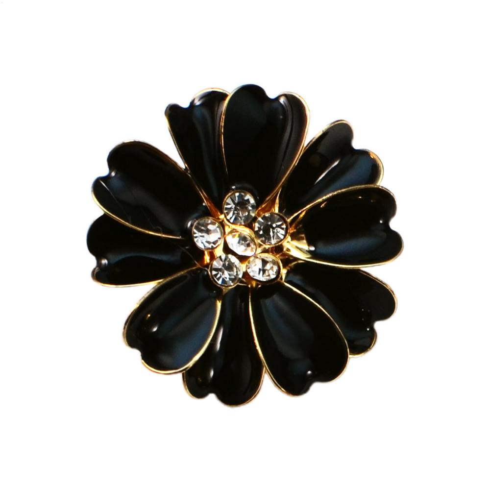 Krytky na gombíky s kamienkami Kvetinová spona s kamienkami Kvetinová dekorácia Krytka na gombík Manžetové gombíky pre ženy na šitie Džínsové šaty