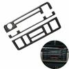 For BMW 3 Series E46 98-05 Carbon Fiber Console AC CD Panel Sticker Cover Trim