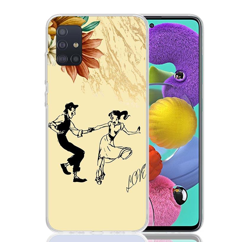 

I Love Dance Phone Case For Samsung Galaxy A52 A32 A22 A12 A02S A50S A30S A51 A31 AA71 Note 20 Ultra 10 S10 Plus Galaxy A52 A42 Samsung A71 4G