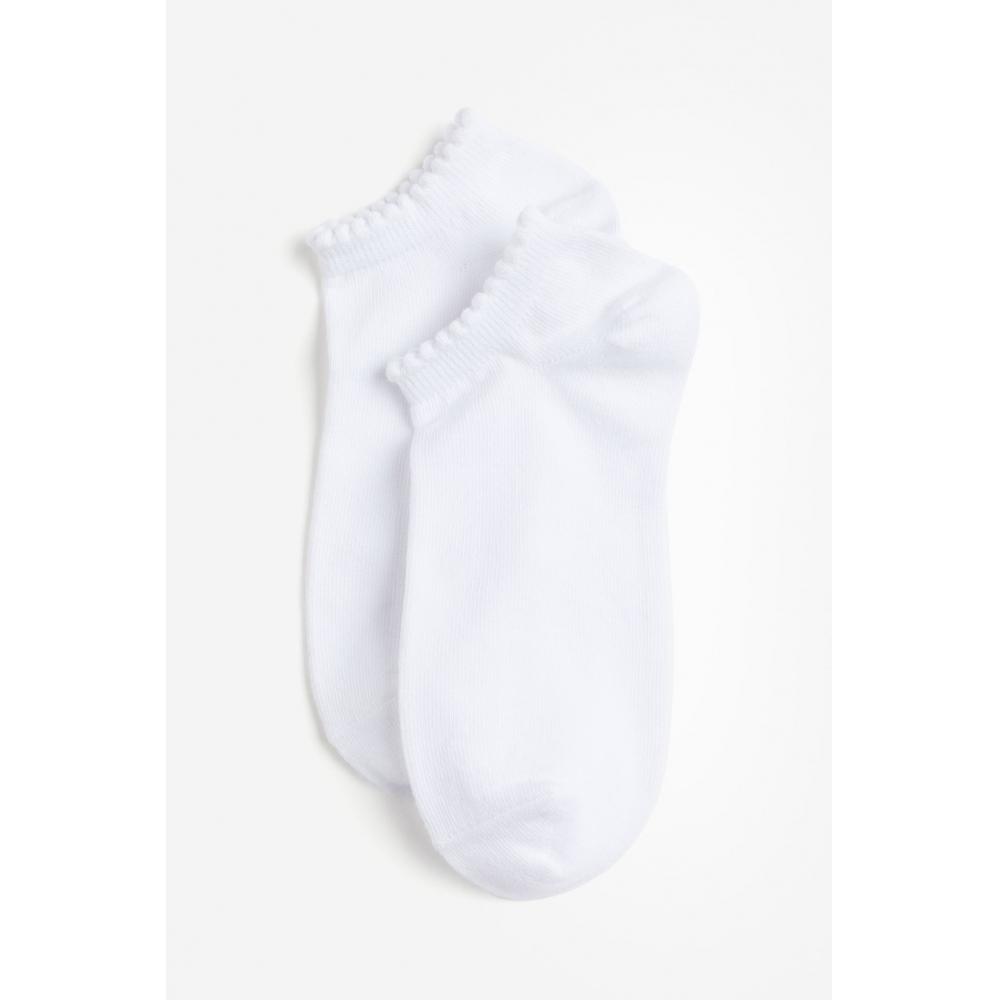 

Набор из 5 носков HM Ankle Socks, белые