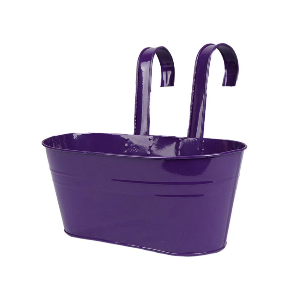 Solid Color Wall Hanging Flower Pots Self Watering Lazy Flower Pot