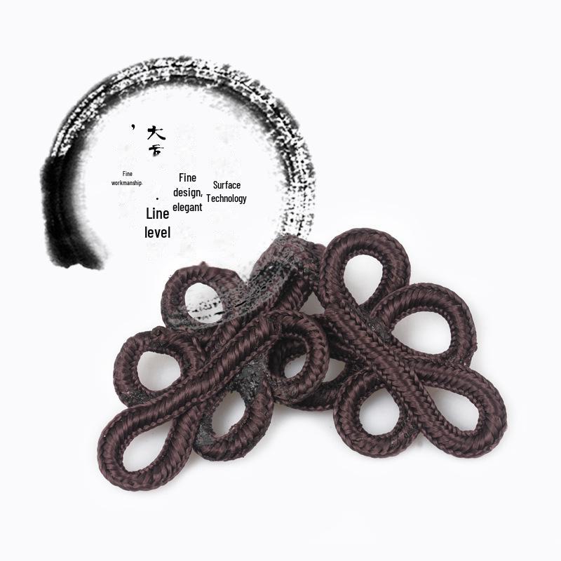 Handgefertigte fünfblättrige knopfartige Blumen für chinesische Retro-Tang-Anzüge und Cheongsam-Tanzkostüme für Kinder