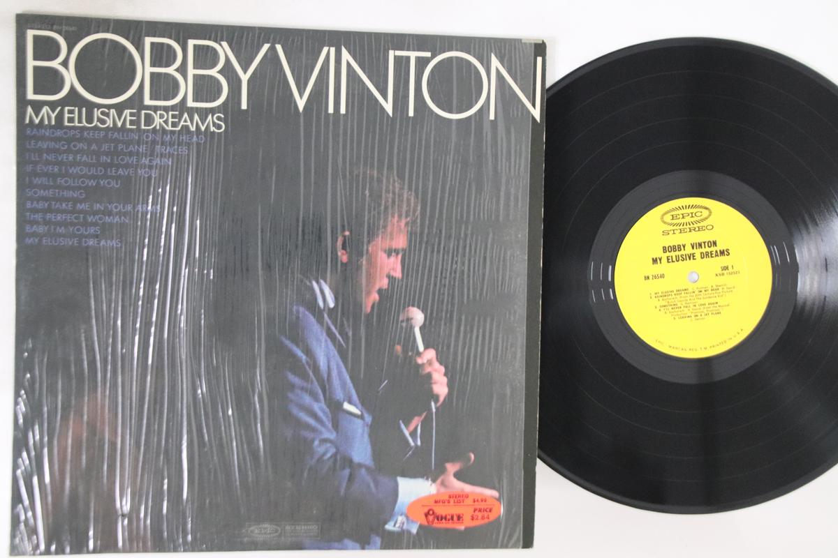 

LP Record BOBBY VINTON - Y Elusive Dreams BN26540 EPIC 1970 US Pop Used
