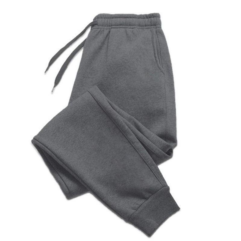 Men's Tapered Velvet Sweatpants with Cuffs for Fitness, Running, and Casual Wear