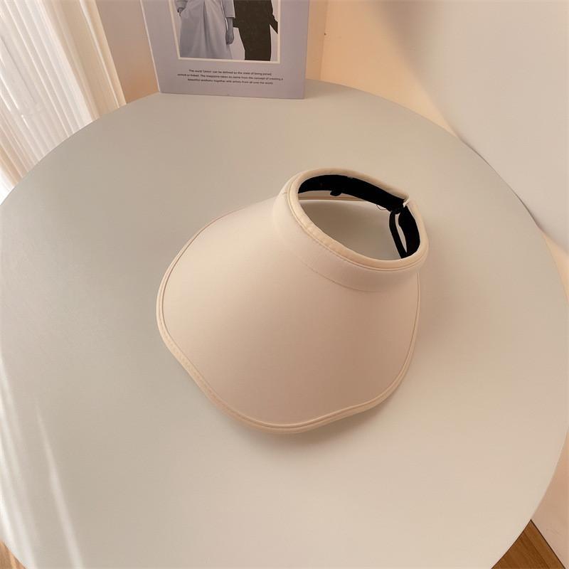 Trendy Chic And Womens Sun Visor Hat Uv Protection Wide Brim Summer Cap