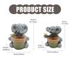 Lovely Elephant Plant Holder Handcraft Resin Plant Pot for Succulent Plant Flower for Yard Patios Garden Decoration