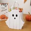 Halloween Candy Bags for Kids Ghost Cardboard Gift Bag, Cute Goodie Small Sacks Classroom Prizes with Handle Birthday, Trick or Treat Party