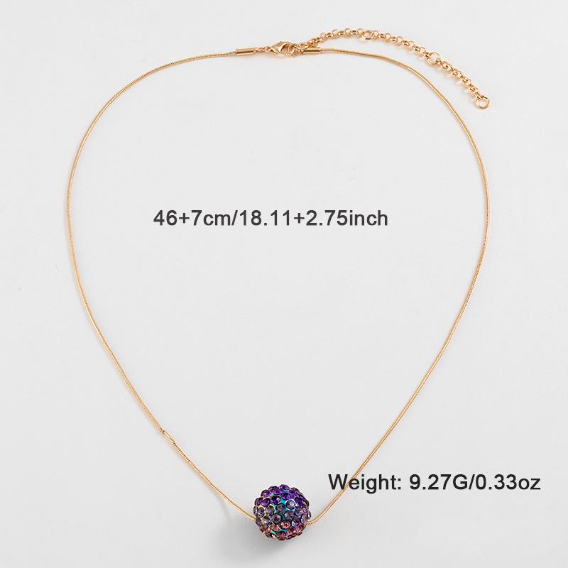 

Kenjie 2024 Весна/Лето Красочное ожерелье из бусин - Женская Простая Европейская и Американская Мода.