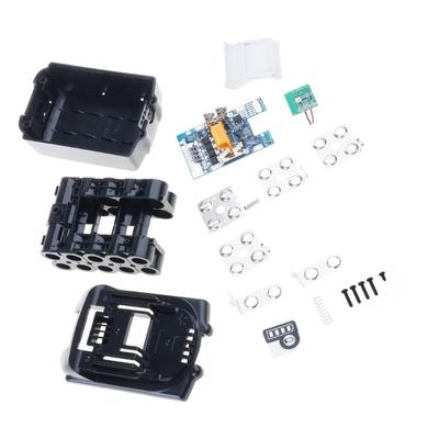18650 Battery Plastic Case for BL1830 18V Battery with PCB Circuit Board LED Indicator Power Tool Replacement Set