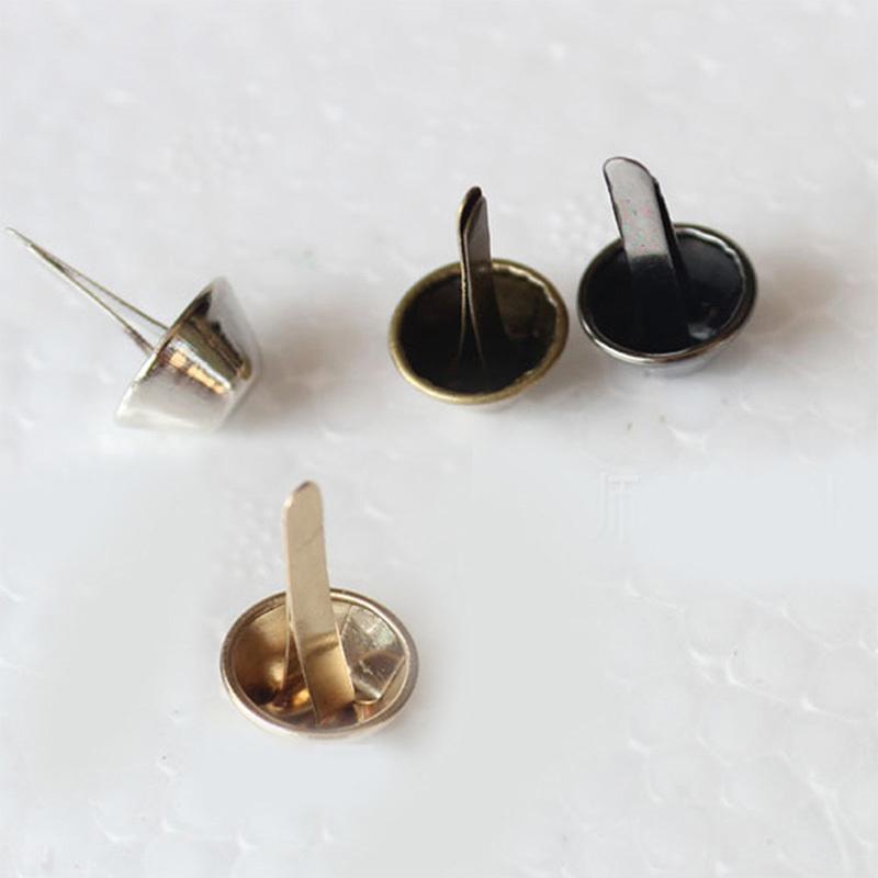 20pcs/lot Metal Feet Rivets Studs Pierced For Purse Handbag Leather Crafts Punk Jewelry Making Rivets Bag Accessories