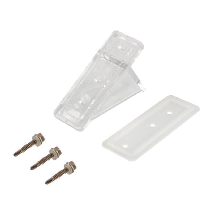 Confezione da 10 Pezzi/set Paraneve per Tetti Metallici Progettati con Guarnizione di Tenuta in Neoprene e Viti di Alta Qualità Proteggono Contro la Scivolata della Neve