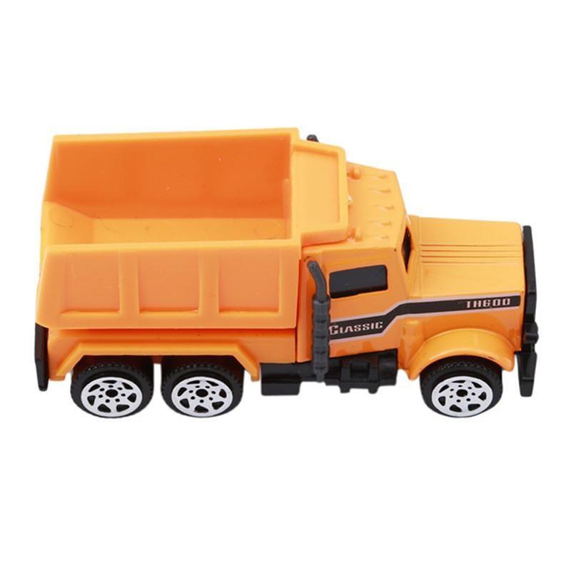 8 Types Children's Forklift Simulation Inertial Excavation Engineering Vehicle Excavator Model Toys