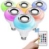 Bluetooth Music Remote Control Bulb with Speaker RGB Color Changing Light Bulb Lamp for Bedroom Party Christmas Halloween Decor