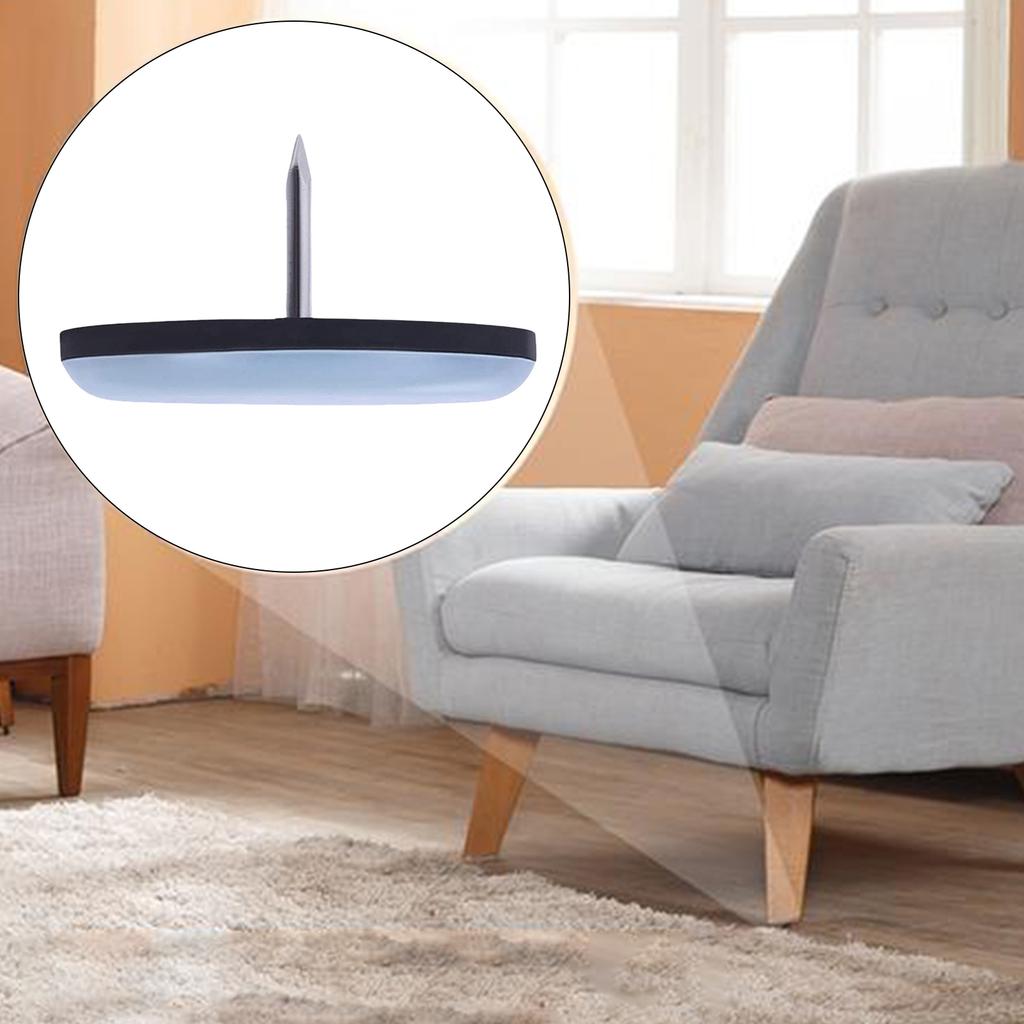 50Pieces Multipurpose Table Chair Foot Sliders Sturdy ABS Furniture Leg Pad Floor Protectors With Screws Designs