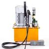 VEVOR Hydraulic Electric Pump, 750W Hydraulic Driven Pump, 70 MPa(10152 PSI) Single Acting, 220V, Solenoid Pedal, 7L Hydraulic Power Pack Cylinder
