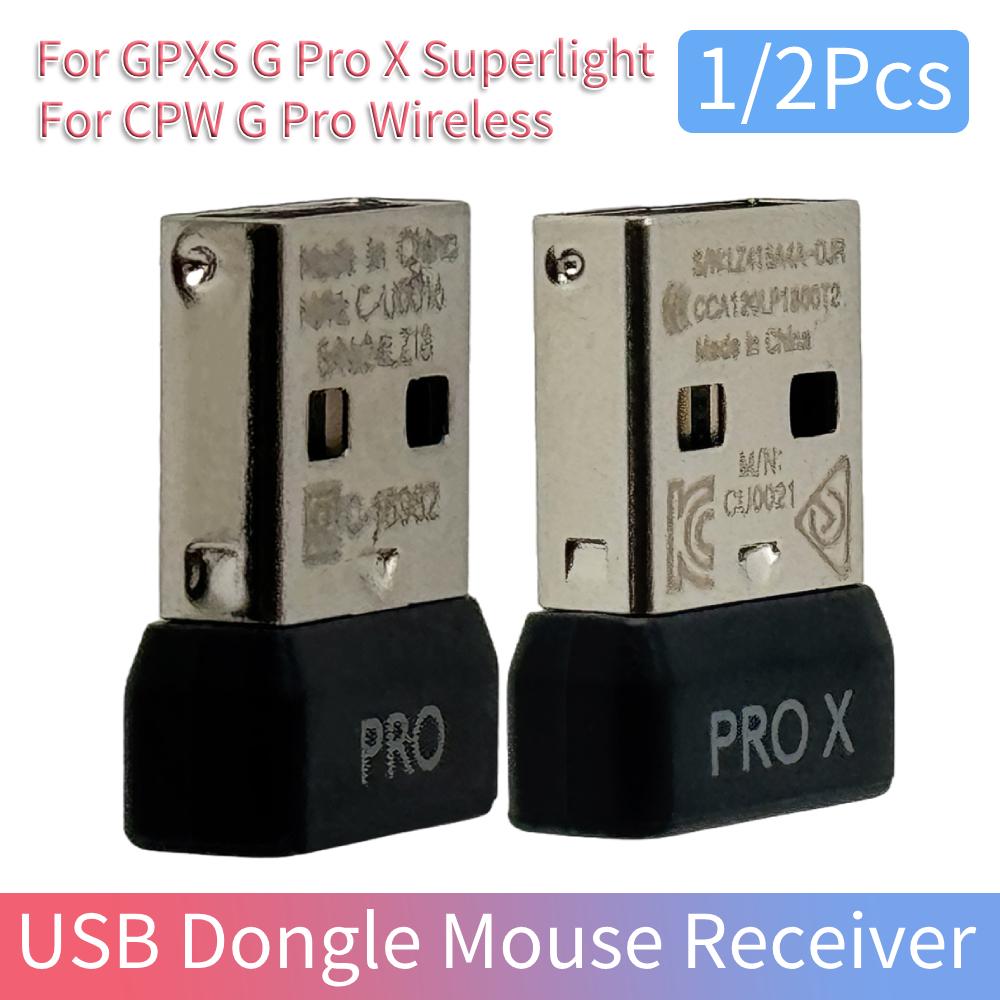 1/2Pcs Mouse Receiver Adapter Replacement Wireless Dongle Adapter for CPW G Pro Wireless / GPXS G Pro X Superlight