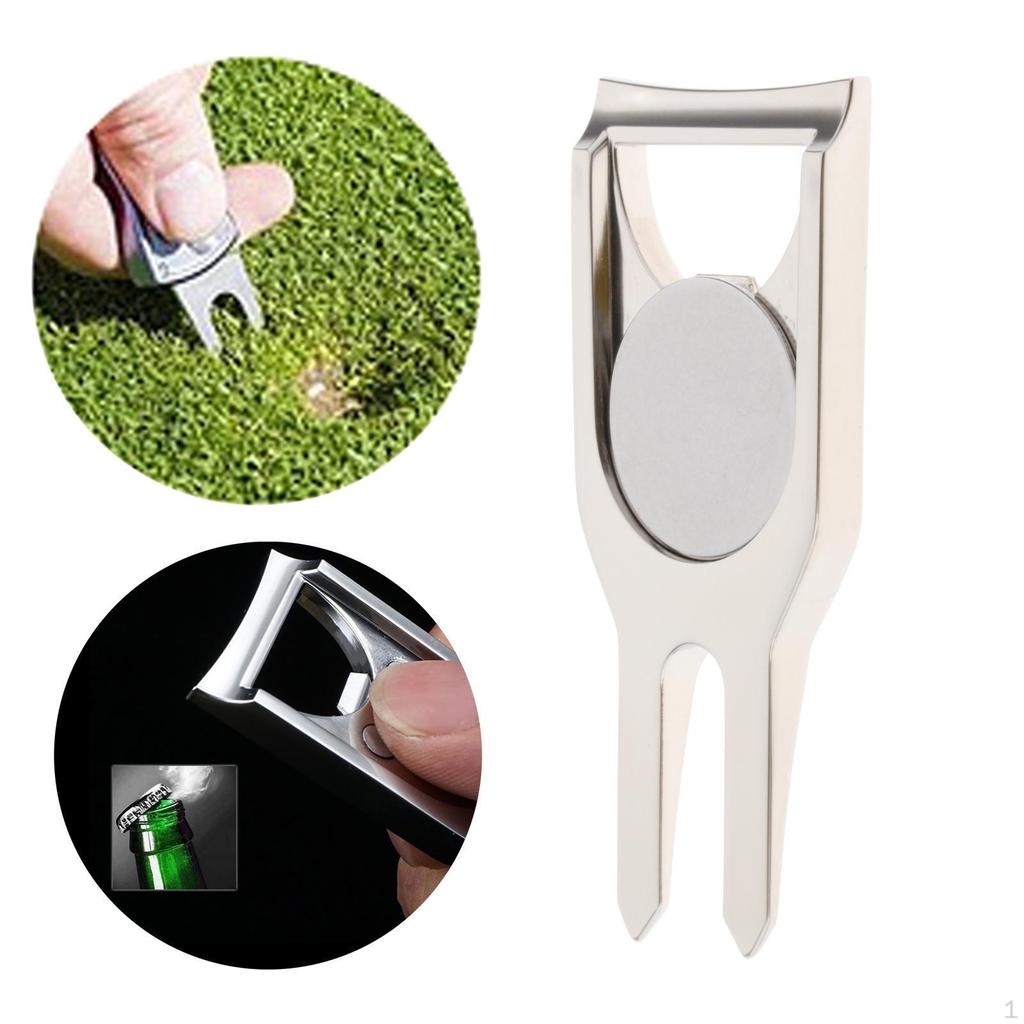 Golf Repair Tool Ball Marker Putting Kit Golfer Training Accessory